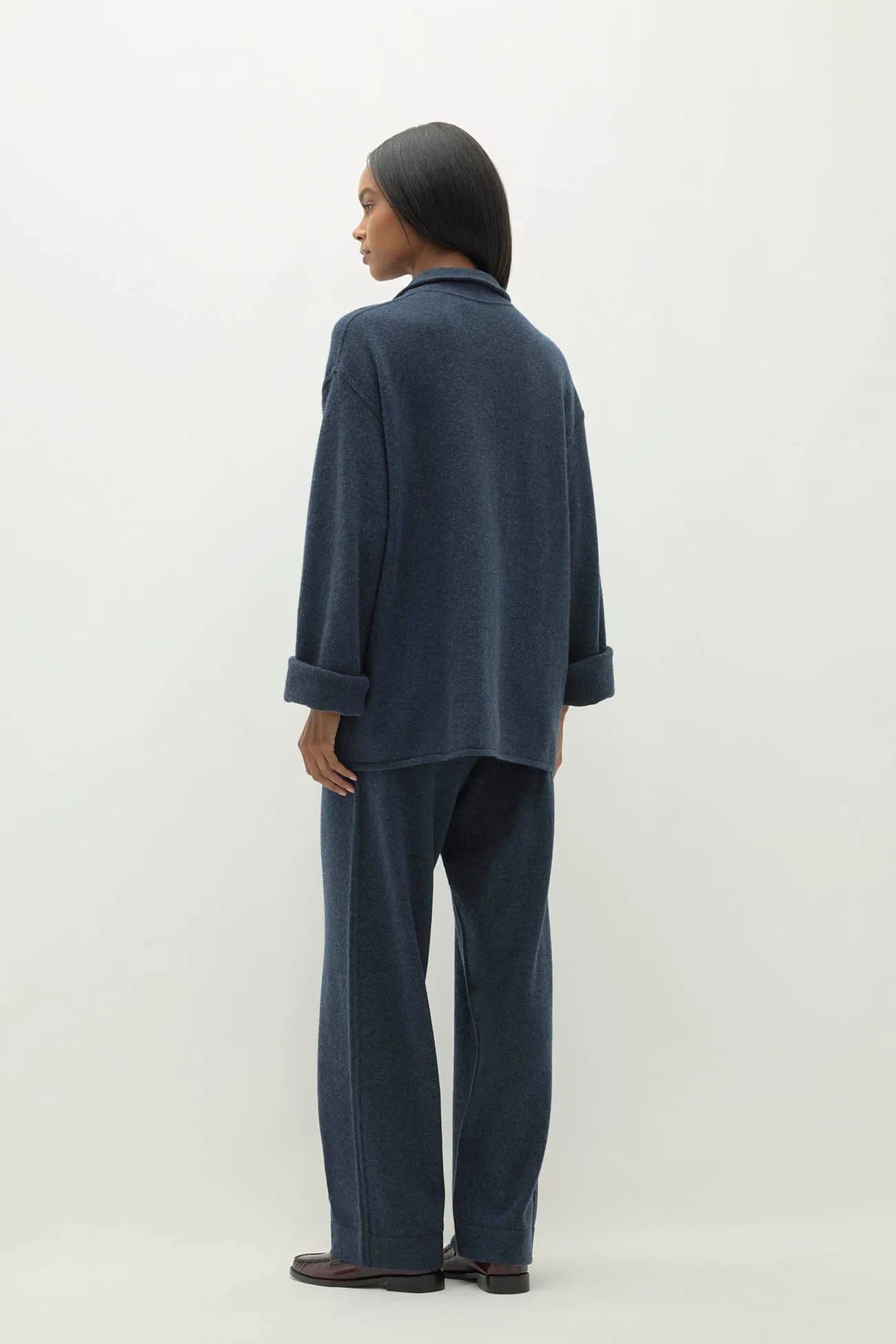 ROME DENIM CASHMERE CHORE JACKET sold by NakedCashmere product image thumbnail 4