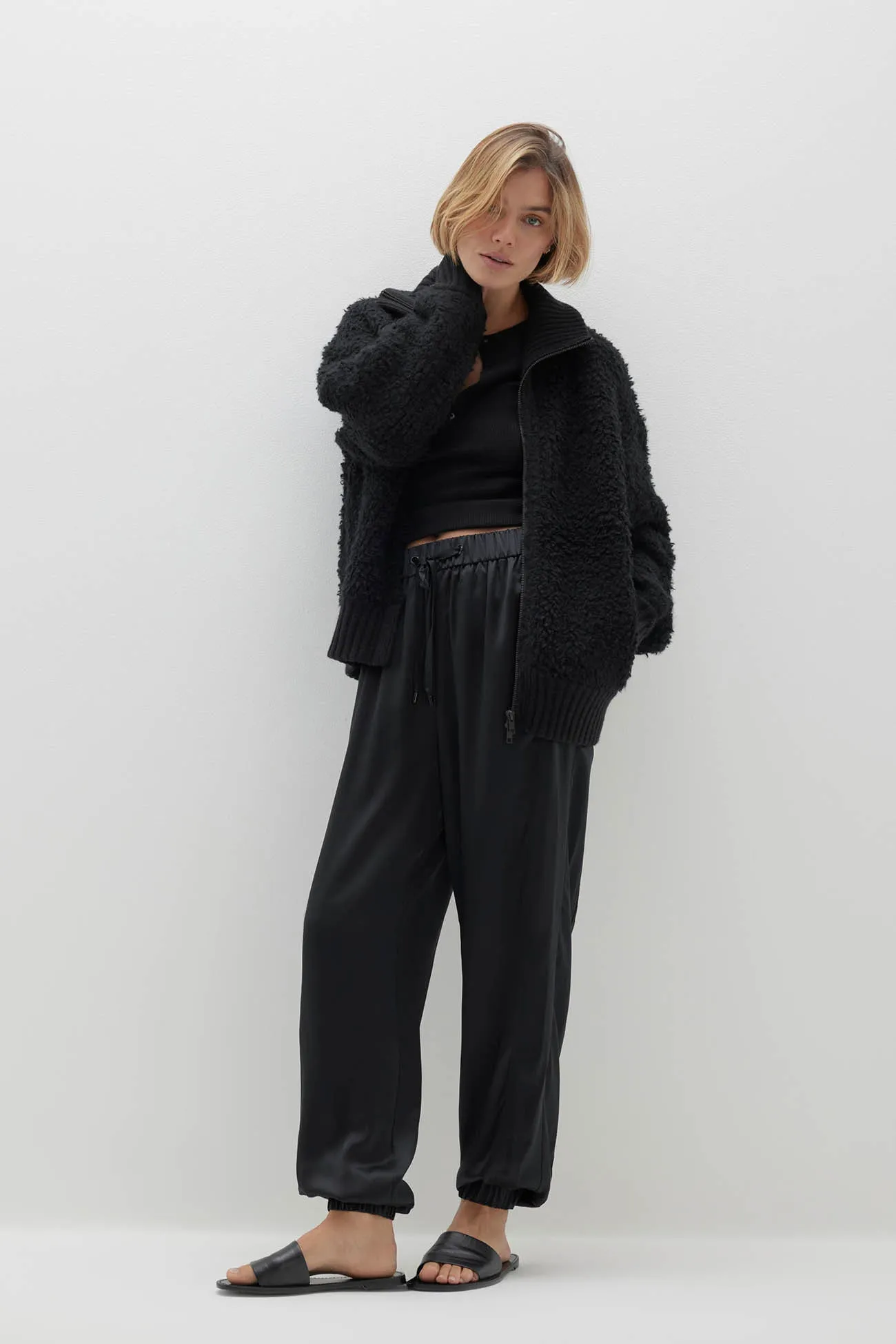 NADINE TEDDY CASHMERE BLEND JACKET sold by NakedCashmere product image thumbnail 2