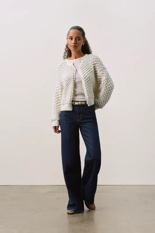 GOLDIE HAND-CROCHETED CARDIGAN made by NakedCashmere