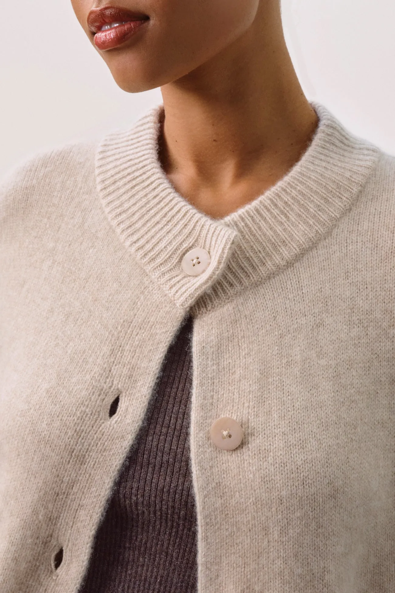 REVERIE BUTTON-UP CASHMERE CARDIGAN sold by NakedCashmere product image thumbnail 4