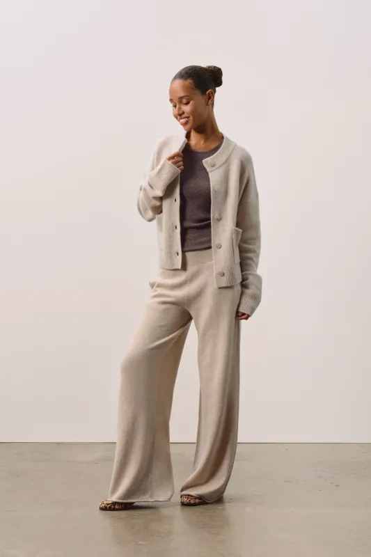 REVERIE BUTTON-UP CASHMERE CARDIGAN sold by NakedCashmere