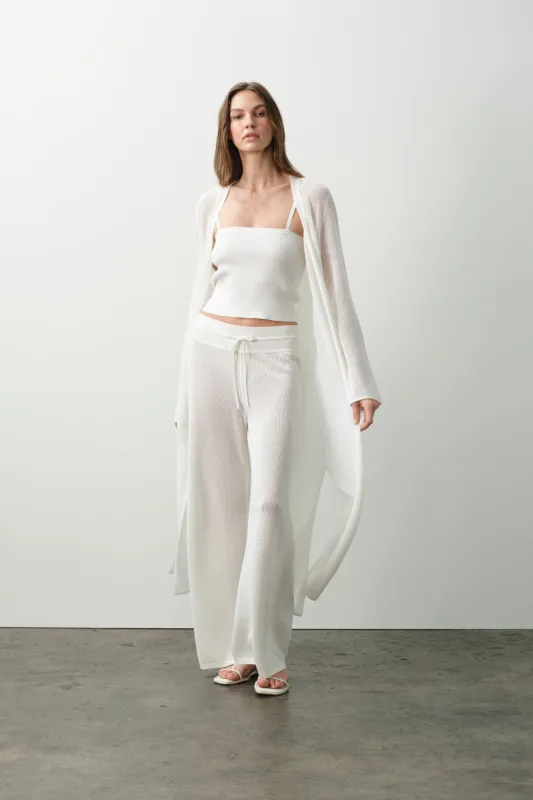 KEALA COTTON CASHMERE LONGLINE CARDIGAN made by NakedCashmere