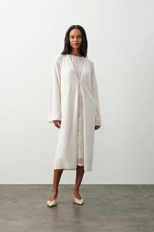 ASTER FEATHERWEIGHT CASHMERE LONGLINE CARDIGAN made by NakedCashmere