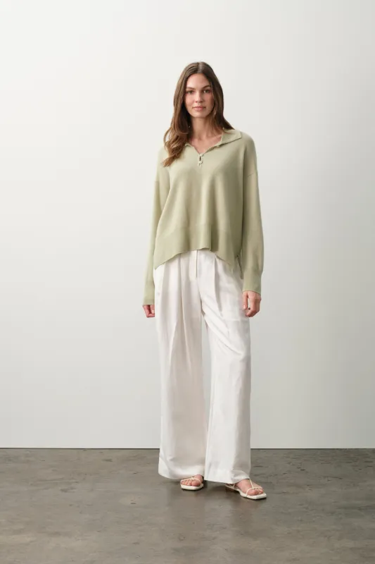 IMOGEN FEATHERWEIGHT CASHMERE POLO made by NakedCashmere