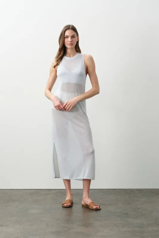 THEA COTTON CASHMERE MIDI DRESS made by NakedCashmere