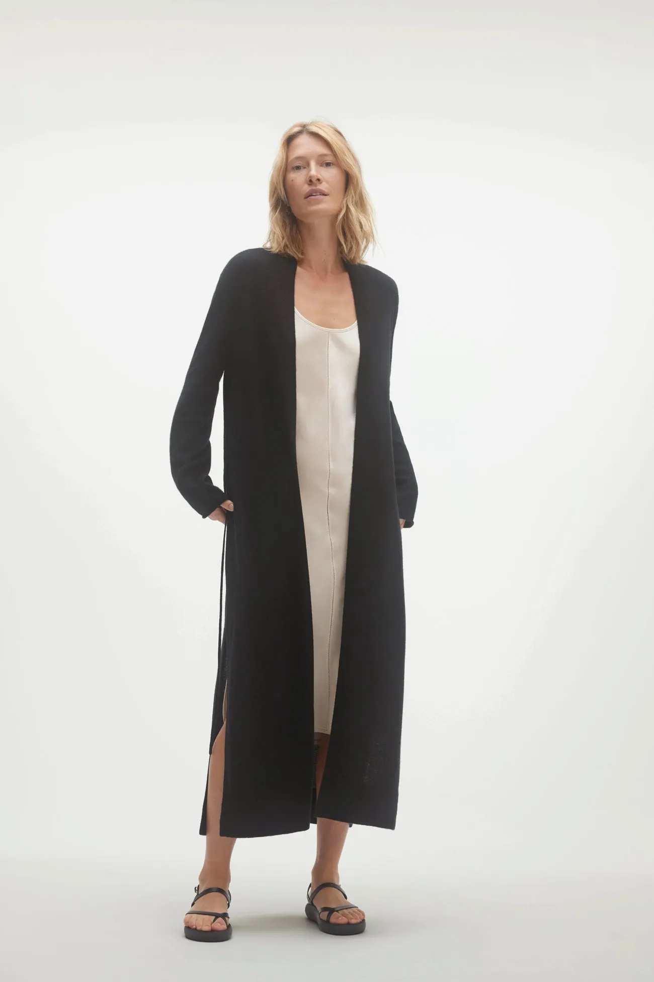 KYLA LONGLINE CASHMERE CARDIGAN sold by NakedCashmere