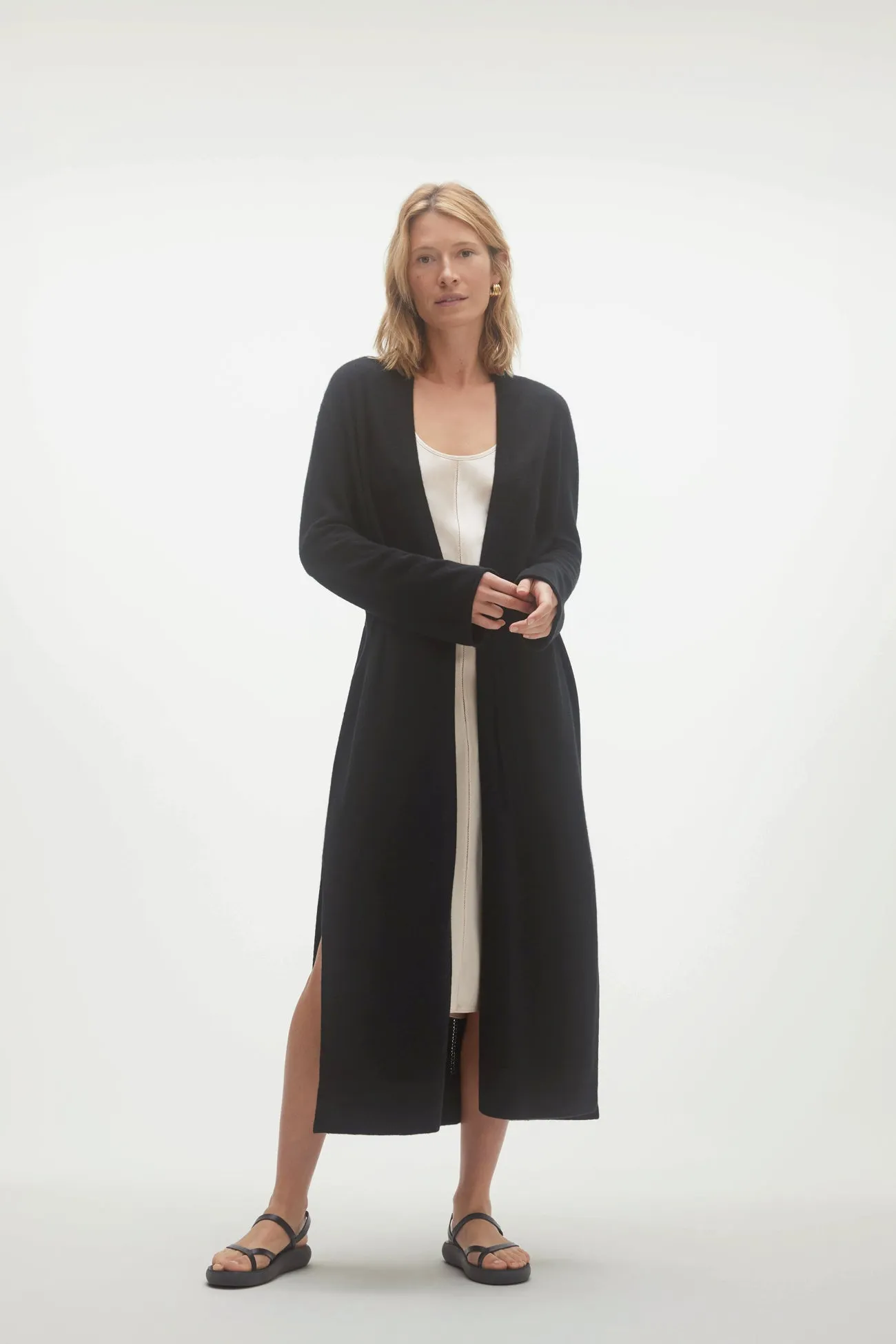 KYLA LONGLINE CASHMERE CARDIGAN sold by NakedCashmere product image thumbnail 3