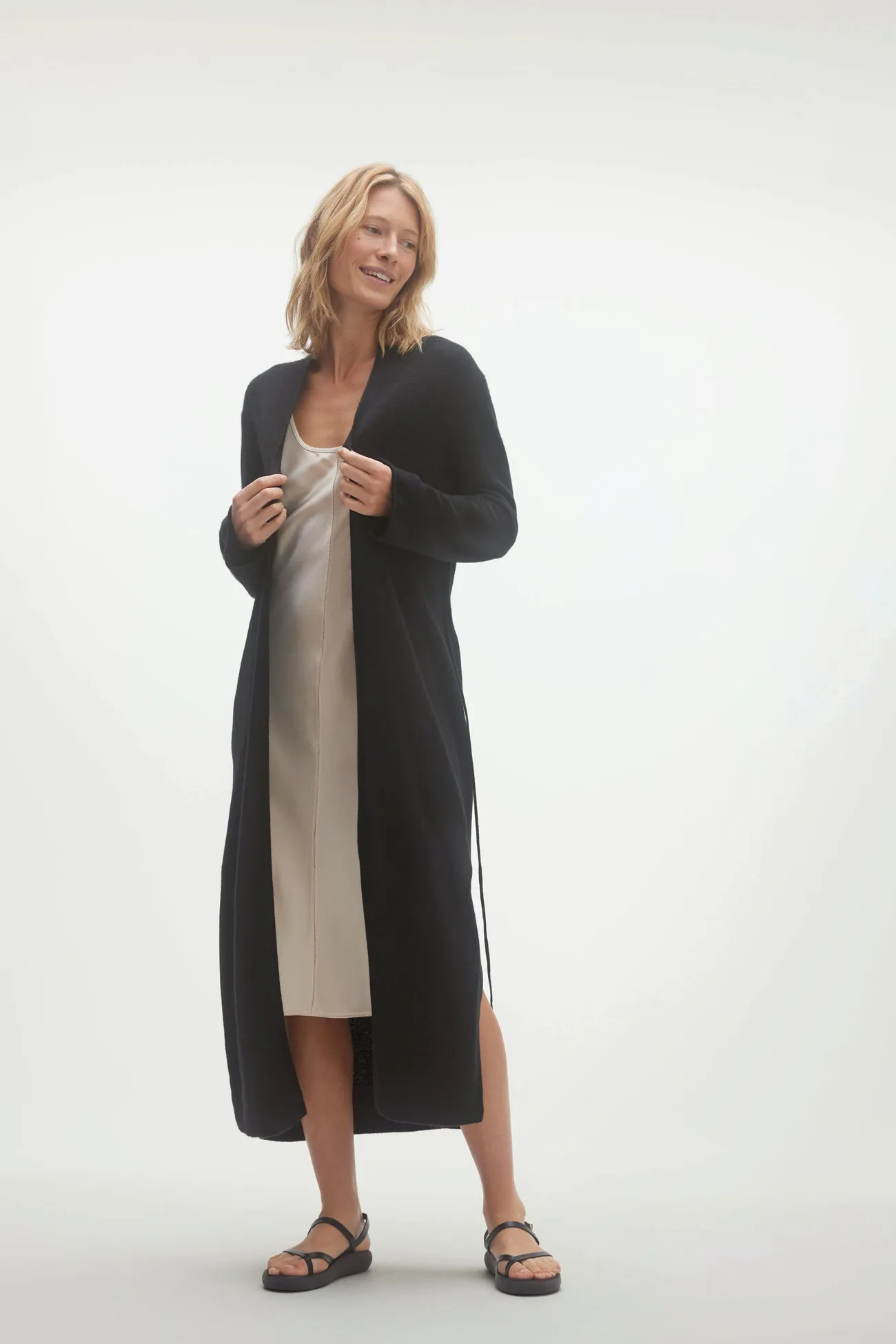 KYLA LONGLINE CASHMERE CARDIGAN sold by NakedCashmere product image thumbnail 2