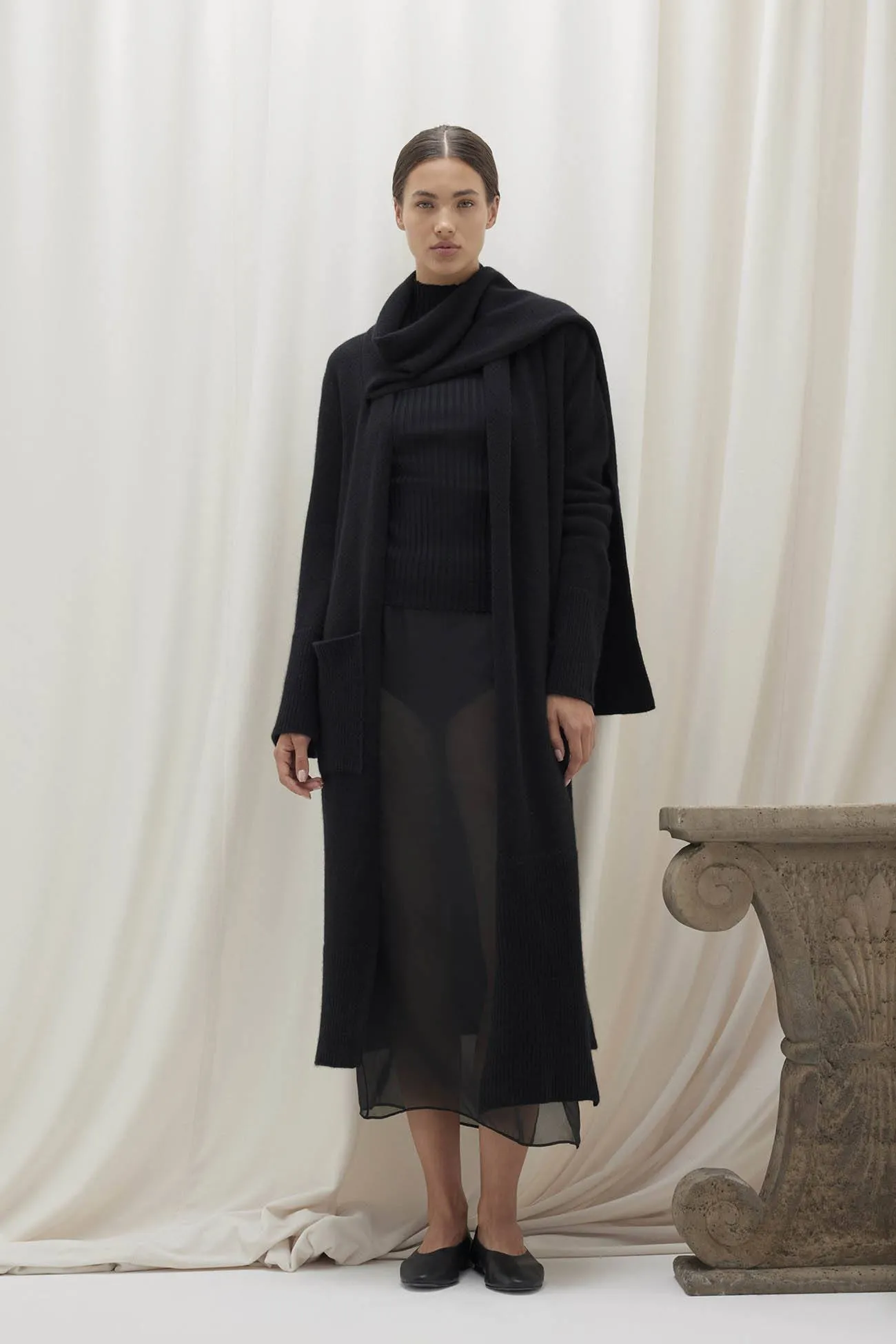 GEORGINA LONGLINE CASHMERE CARDIGAN sold by NakedCashmere product image thumbnail 3