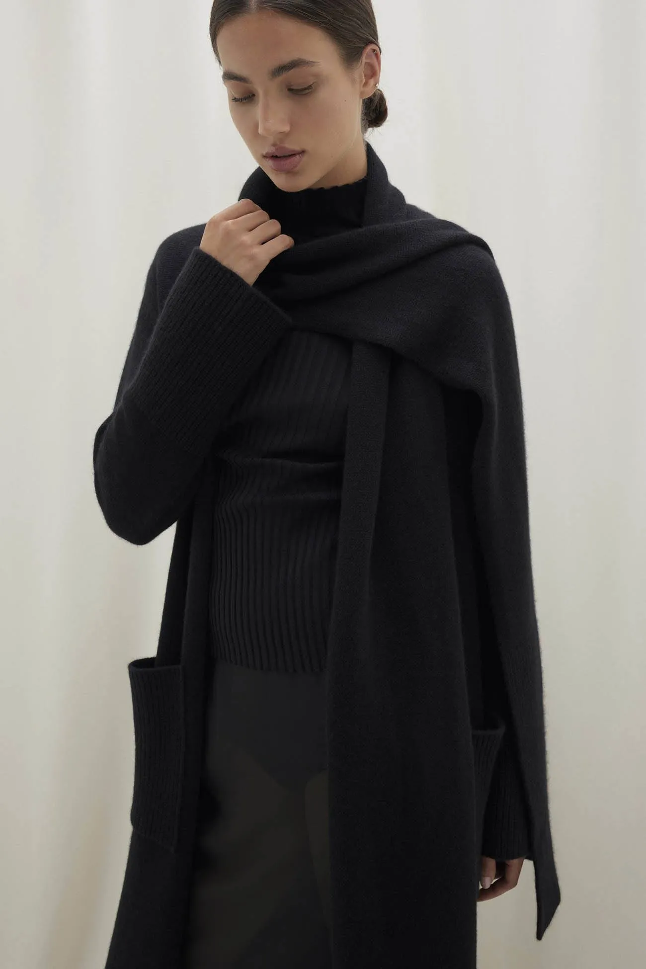 GEORGINA LONGLINE CASHMERE CARDIGAN sold by NakedCashmere product image thumbnail 4