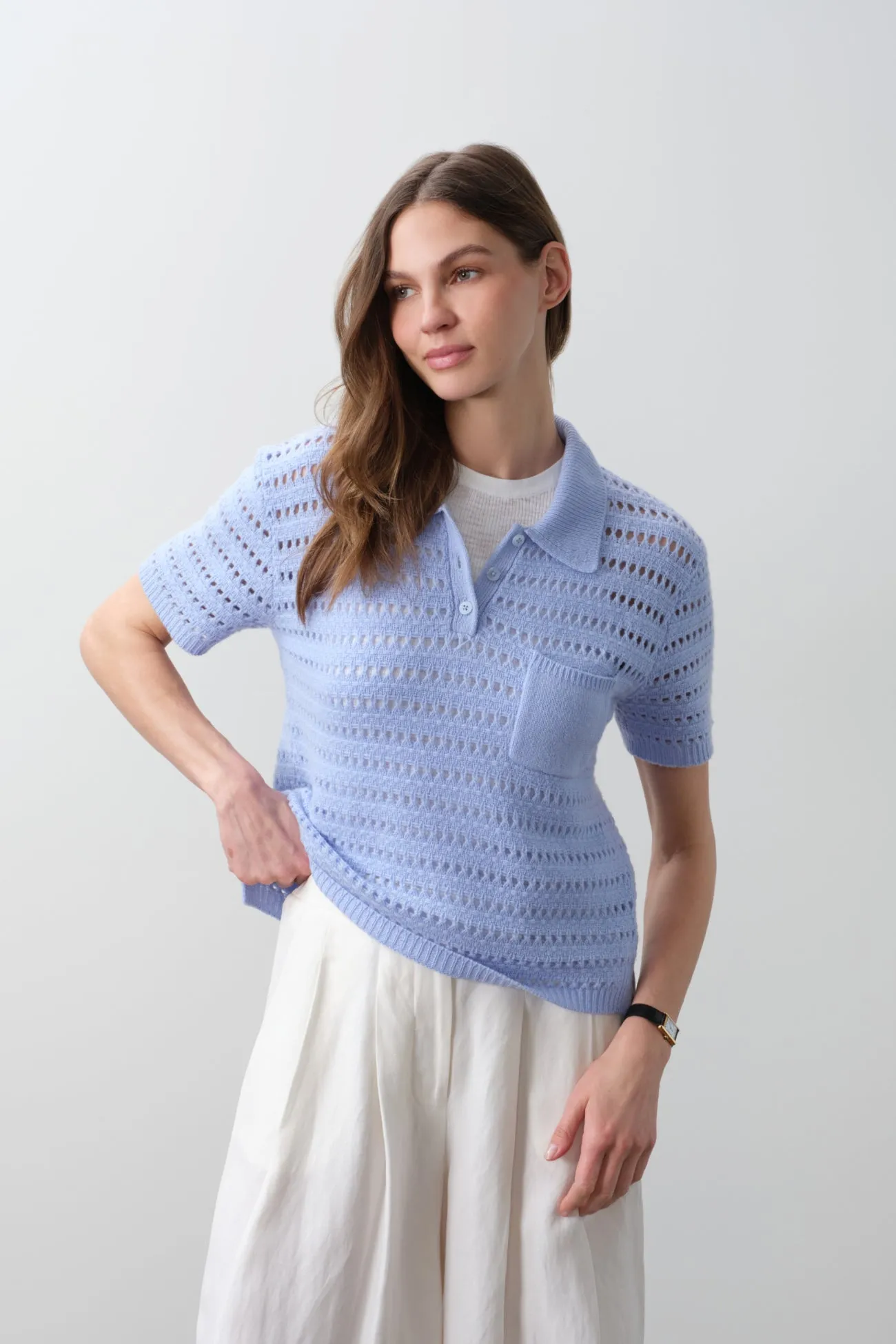 YULIA CROCHET POLO sold by NakedCashmere product image thumbnail 2