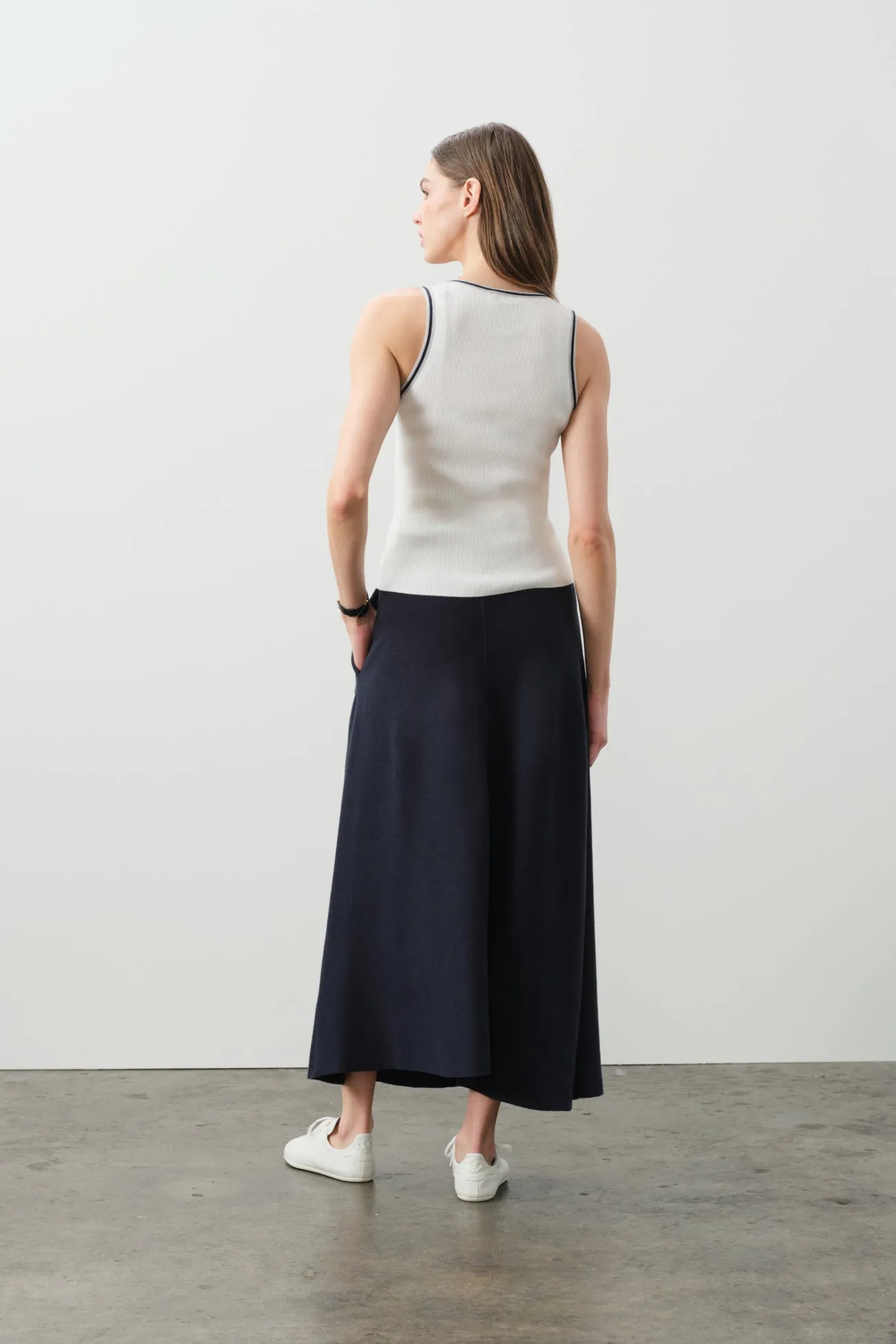 CAMILLE COTTON CASHMERE TANK sold by NakedCashmere product image thumbnail 4
