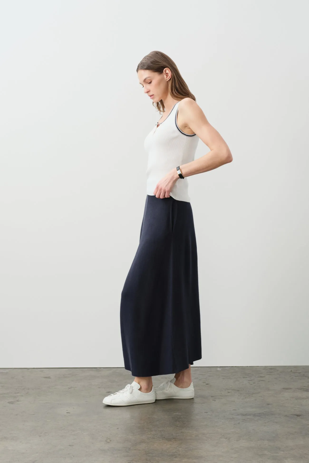 CAMILLE COTTON CASHMERE TANK sold by NakedCashmere product image thumbnail 3