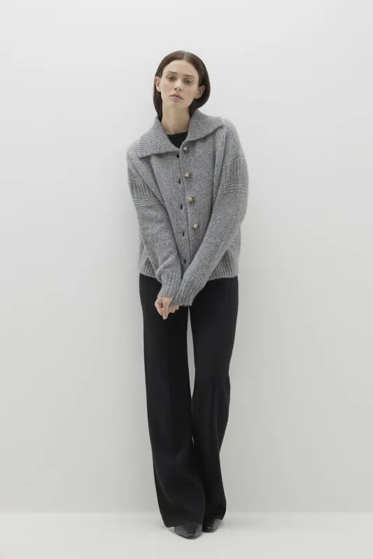 BRINKLEY BUTTON-UP SILK CASHMERE CARDIGAN made by NakedCashmere