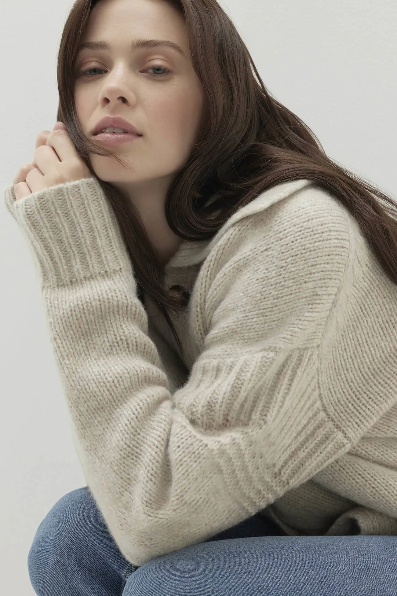 BRINKLEY BUTTON-UP SILK CASHMERE CARDIGAN sold by NakedCashmere product image thumbnail 4
