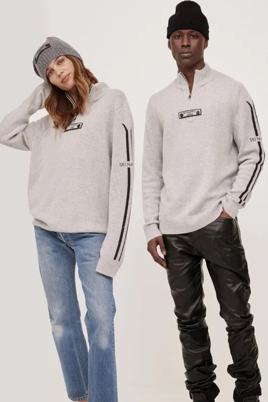 GUNNAR SKI NAKED HALF-ZIP made by NakedCashmere