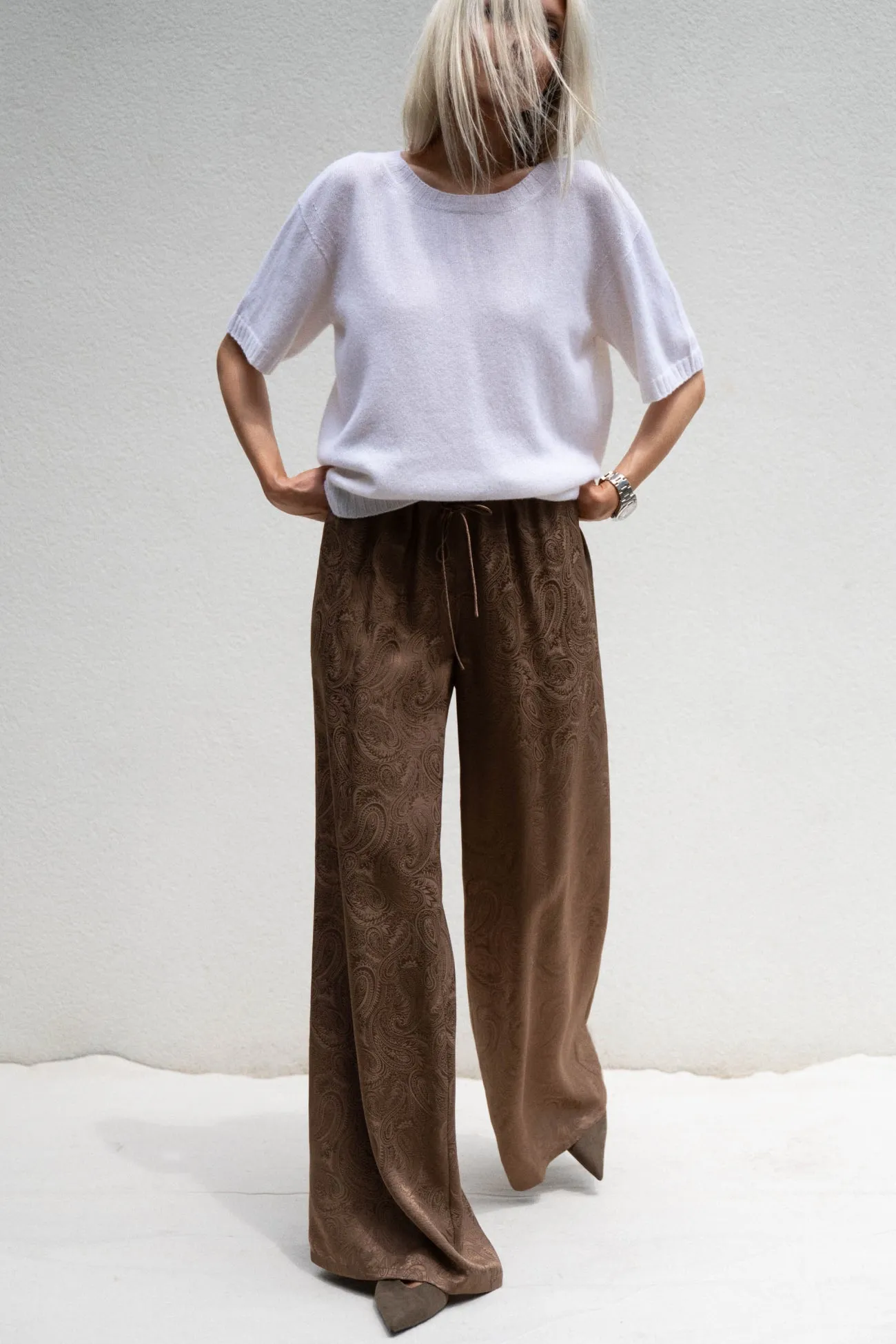 PAIGE FEATHERWEIGHT CASHMERE TEE sold by NakedCashmere product image thumbnail 4