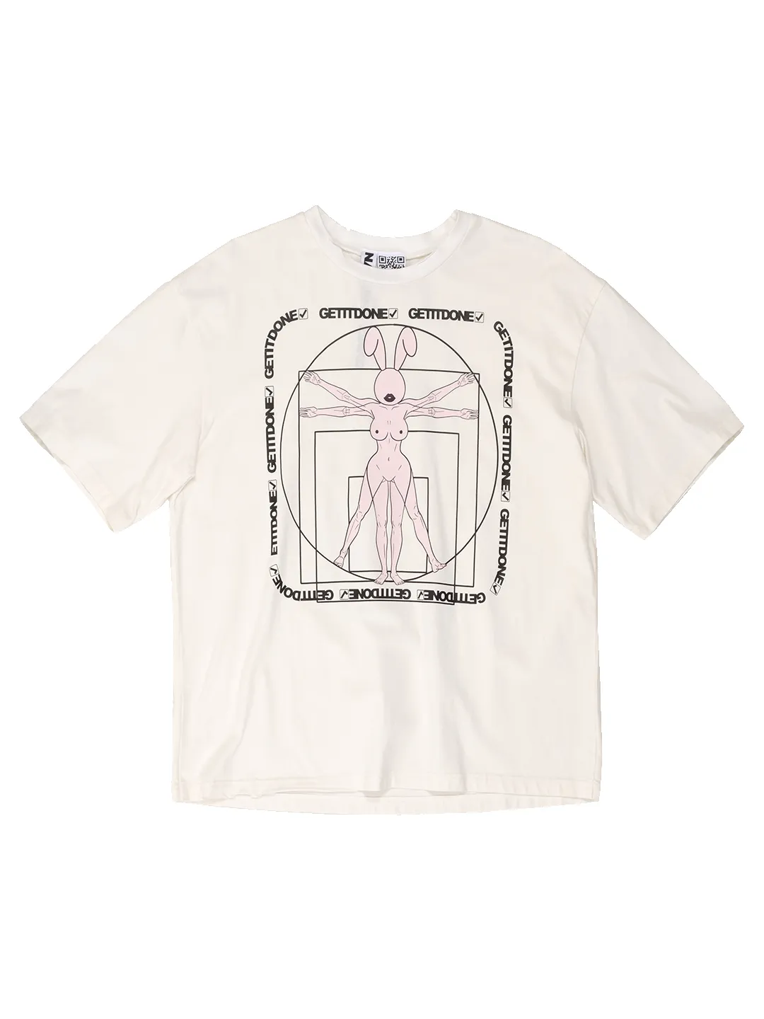 BUNNY DA VINCI T-SHIRT sold by Natasha Zinko product image thumbnail 2