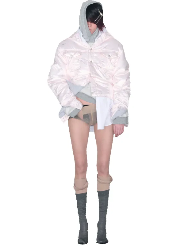 BOTCHED SHIRTJACKET made by Natasha Zinko