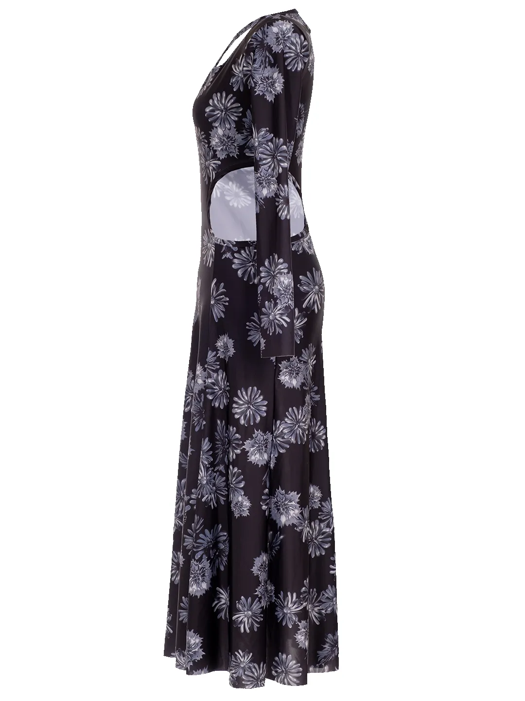 Floral Print Cut Out Maxi Dress sold by Natasha Zinko product image thumbnail 3