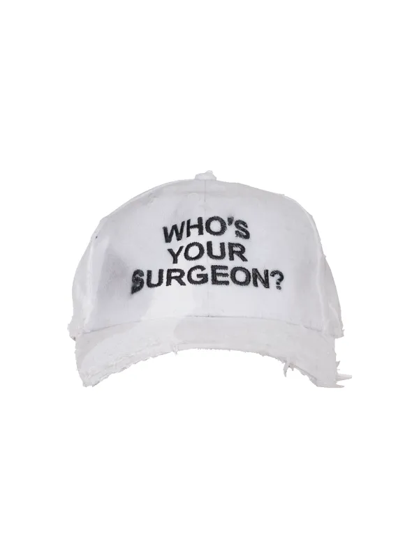 SILICONE WHO'S YOUR SURGEON BASEBALL CAP sold by Natasha Zinko