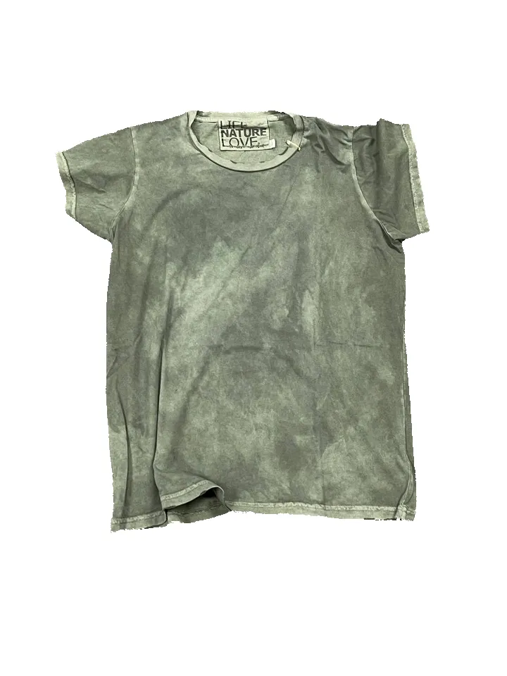 SUPERVINTAGE TEE IN GREYS POWDER sold by Natasha Zinko