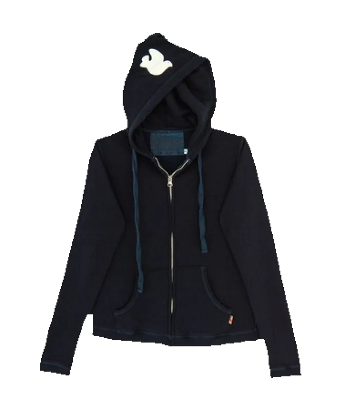 FREE CITY SUPERFLUFF LUX ZIP HOODIE DEEP SPACE sold by Natasha Zinko