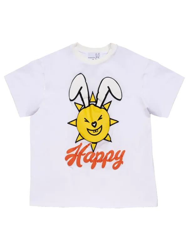 Happy-print T-shirt sold by Natasha Zinko