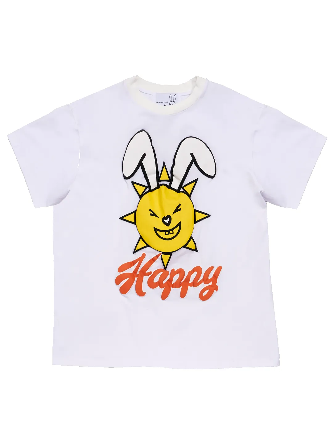 Happy-print T-shirt sold by Natasha Zinko