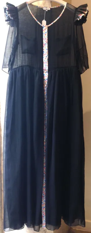 Silk Chiffon/Cotton Long Kaftan sold by Natasha Zinko