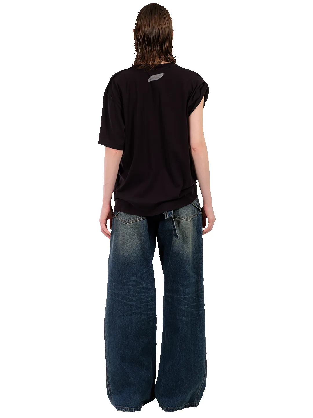 ONE SLEEVE SEXY T-SHIRT PLASTIC sold by Natasha Zinko product image thumbnail 4