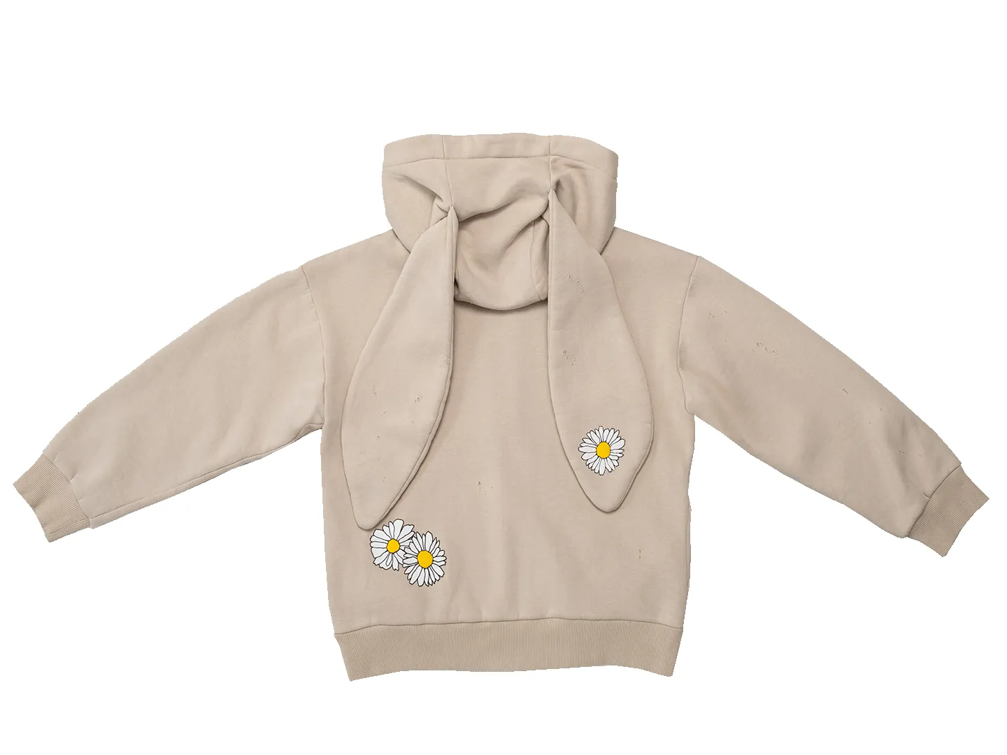 Daisy-print Zipped Sweatshirt With Bunny Hoodie sold by Natasha Zinko product image thumbnail 4