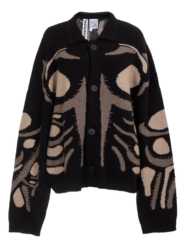 Muscle Knitted Cardigan sold by Natasha Zinko