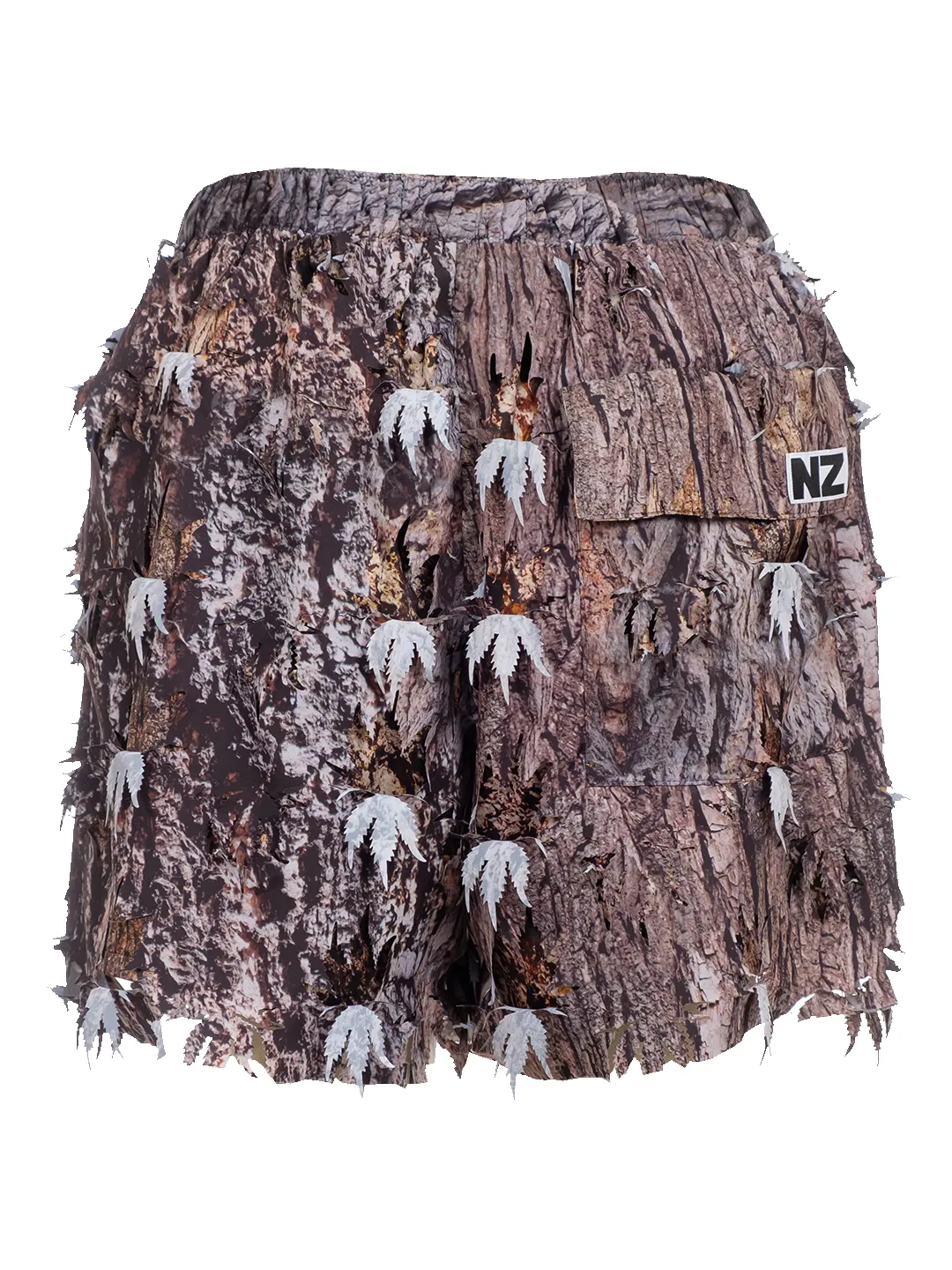 Bark Print Shorts sold by Natasha Zinko product image thumbnail 3