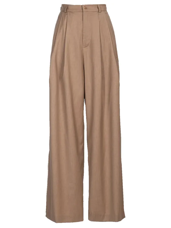 High-waisted Wide-leg Wool Trousers sold by Natasha Zinko