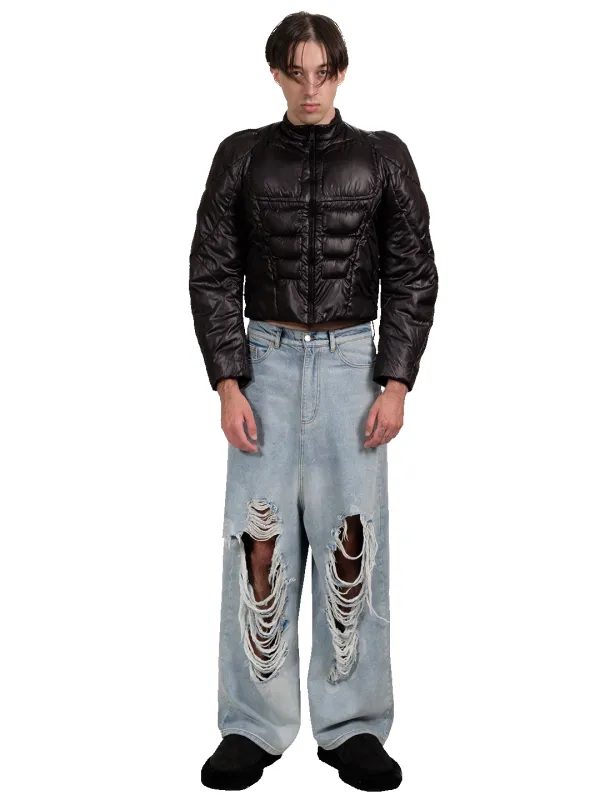 Distressed Denim Jeans made by Natasha Zinko