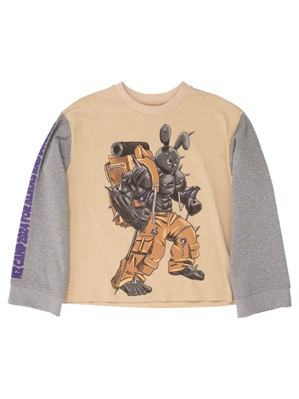 Camping Bunny LS T-shirt sold by Natasha Zinko