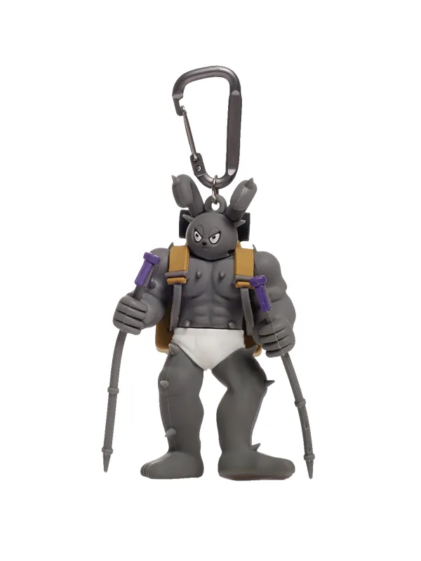 Camping Bunny Key Ring sold by Natasha Zinko