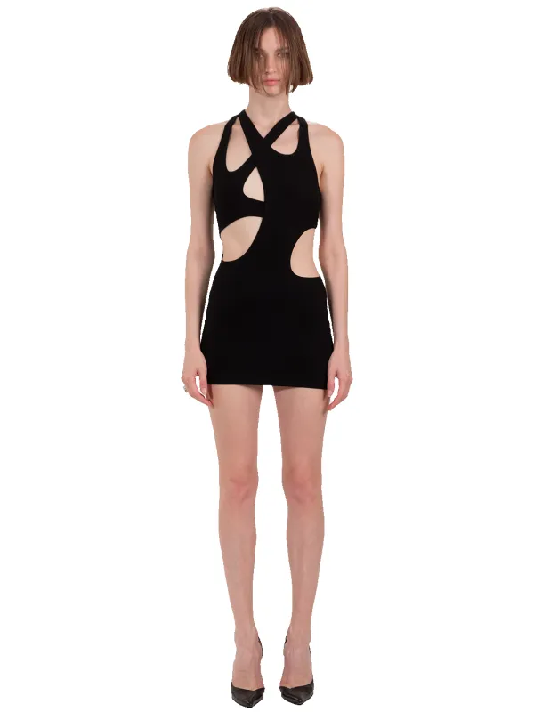 Stretch Cut Out Cotton Dress sold by Natasha Zinko