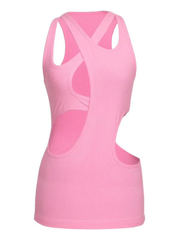 Stretch Cut Out Cotton Dress sold by Natasha Zinko