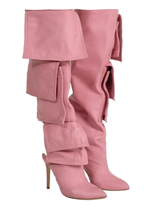 Cargo Knee Boots made by Natasha Zinko