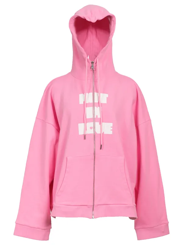 Not in Love Heart Hoodie sold by Natasha Zinko