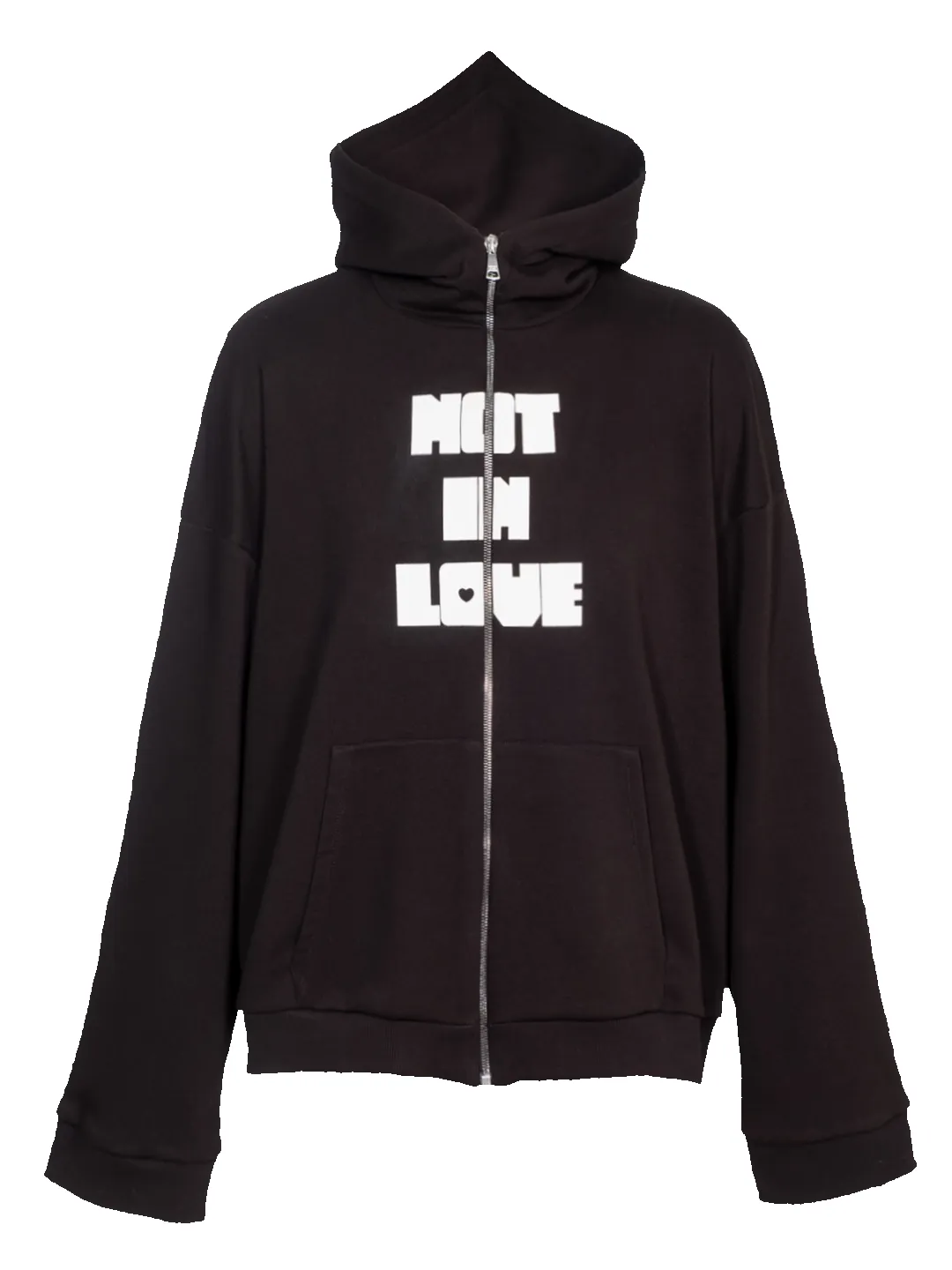 Not in Love Heart Hoodie sold by Natasha Zinko product image thumbnail 2