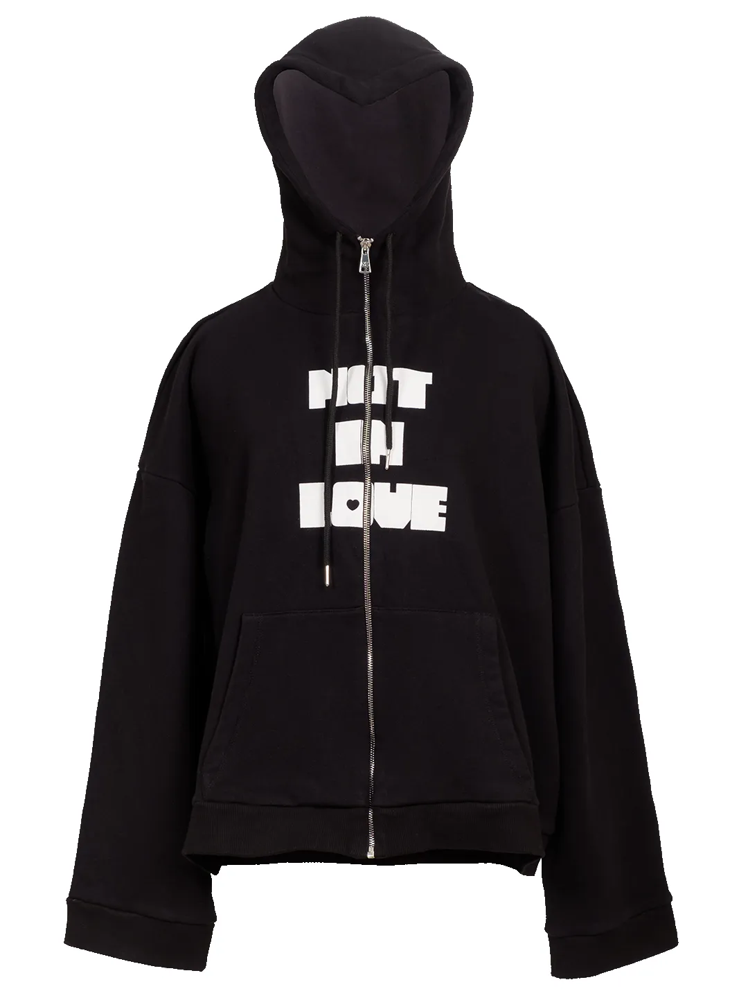 Not in Love Heart Hoodie sold by Natasha Zinko