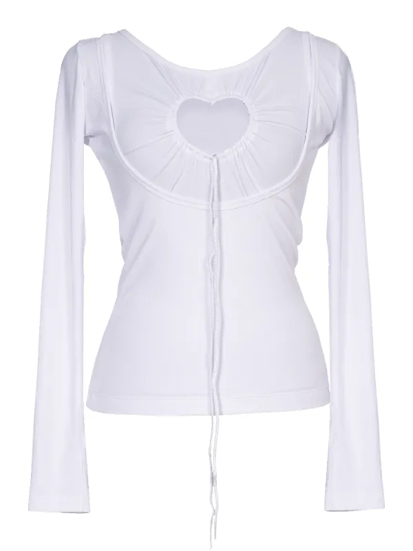 Heart Longsleeve T-shirt sold by Natasha Zinko