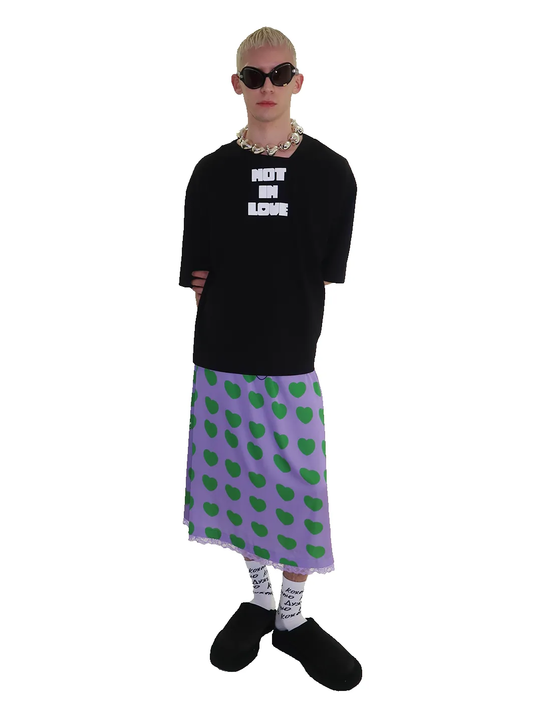 Not in Love T-shirt sold by Natasha Zinko product image thumbnail 3