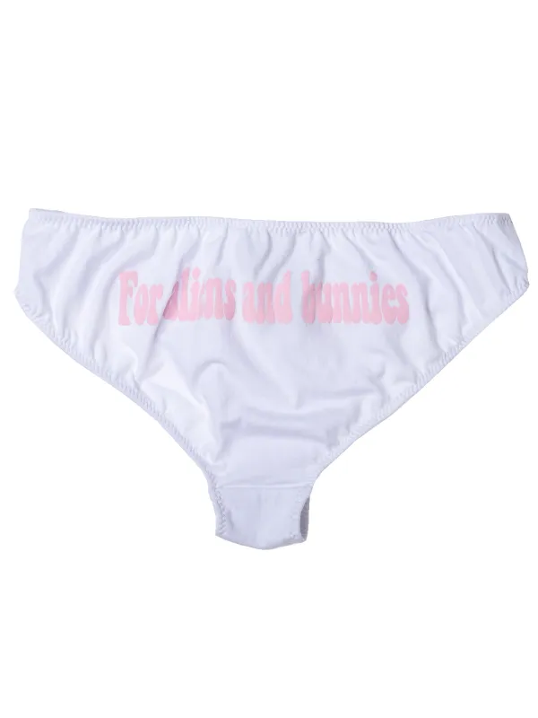 'Aliens And Bunnies' Panties sold by Natasha Zinko