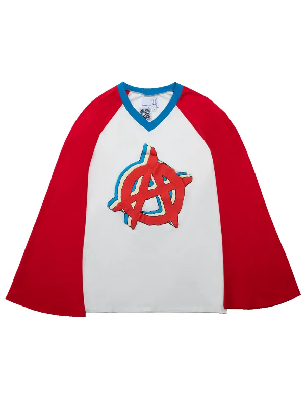 Anarchy Raglan T-shirt sold by Natasha Zinko