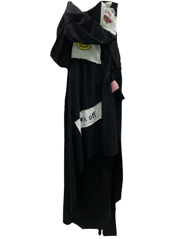 Upcycled Asymmetric Corset Maxi Dress sold by Natasha Zinko