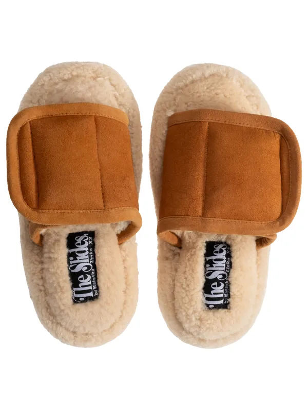 The Shearling Slides. sold by Natasha Zinko